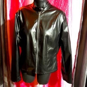 "Shein" Pleather Biker style Jacket